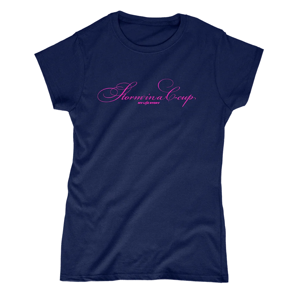 Storm in a C-Cup Women’s Fit Navy T-Shirt